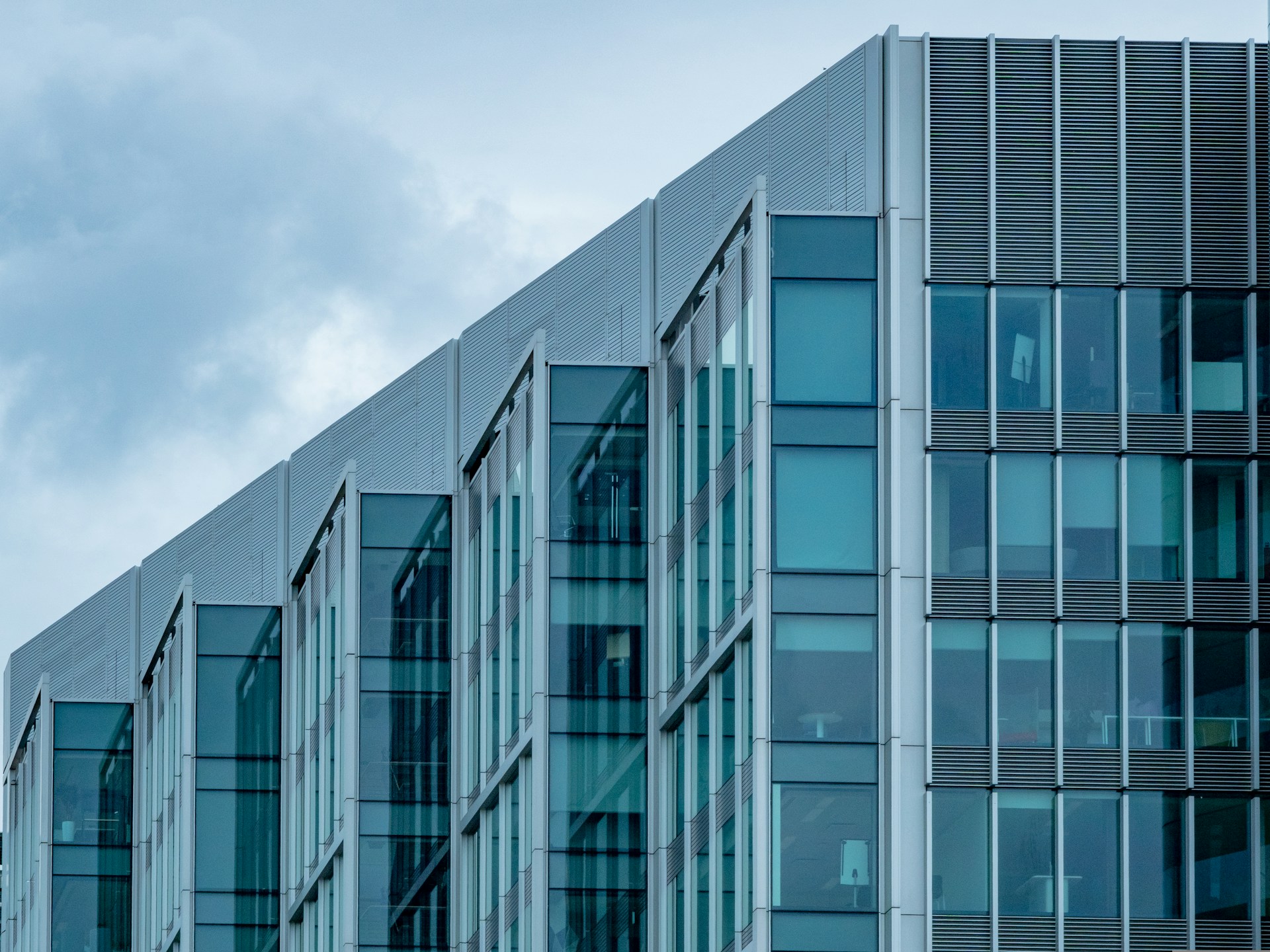 Architecture contemporaine, illustration du monde des affaires